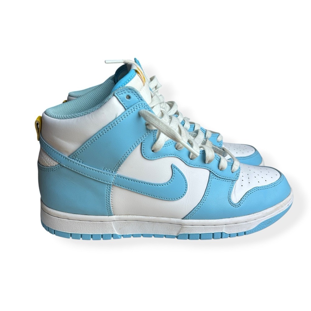 Nike Dunk High‎ Retro Blue Chill Men's Sneakers Shoes Size 10 - DD1399-401